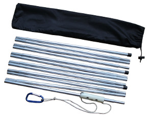 Shower Tripod shown disassembled